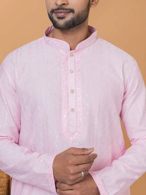 Premium Collection Of Trendy Designer Kurta Pyjama Readymade Men's Wear 2