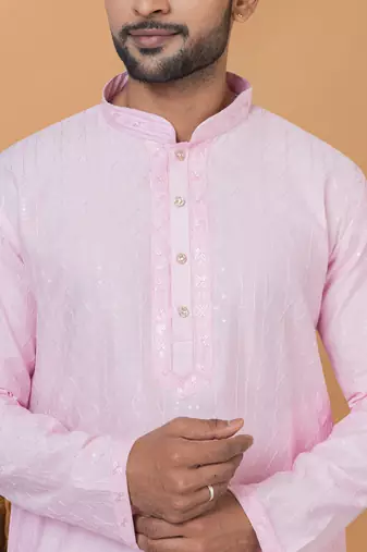 Premium Collection Of Trendy Designer Kurta Pyjama Readymade Men's Wear
