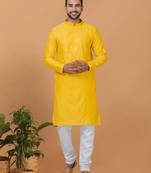 Premium Collection Of Trendy Designer Kurta Pyjama Readymade Men's Wear