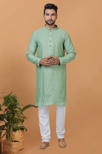 Premium Collection Of Trendy Designer Kurta Pyjama Readymade Men's Wear