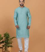 Premium Collection Of Trendy Designer Kurta Pyjama Readymade Men's Wear