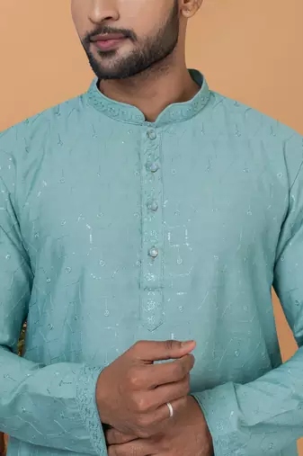 Premium Collection Of Trendy Designer Kurta Pyjama Readymade Men's Wear