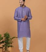 Premium Collection Of Trendy Designer Kurta Pyjama Readymade Men's Wear