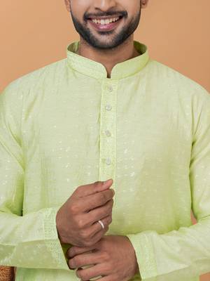 Premium Collection Of Trendy Designer Kurta Pyjama Readymade Men's Wear 2