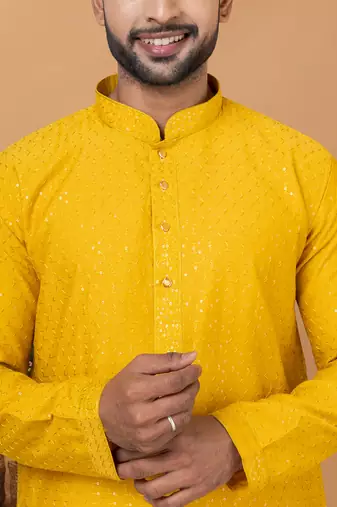 Premium Collection Of Trendy Designer Kurta Pyjama Readymade Men's Wear