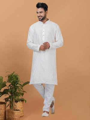 Premium Collection Of Trendy Designer Kurta Pyjama Readymade Men's Wear 1