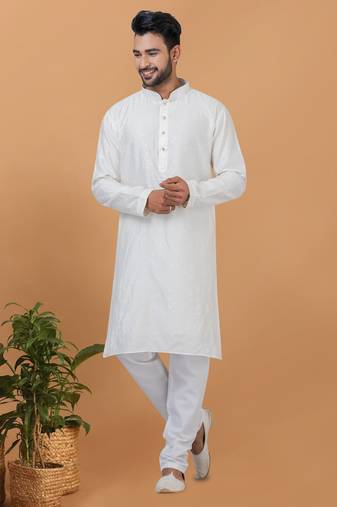 Premium Collection Of Trendy Designer Kurta Pyjama Readymade Men's Wear