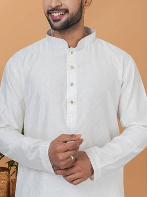Premium Collection Of Trendy Designer Kurta Pyjama Readymade Men's Wear 2