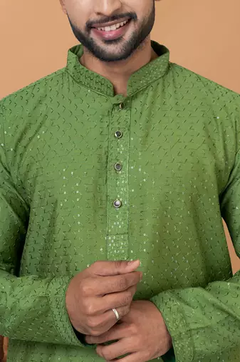 Premium Collection Of Trendy Designer Kurta Pyjama Readymade Men's Wear