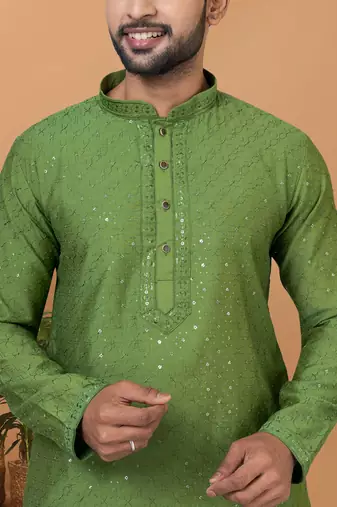 Premium Collection Of Trendy Designer Kurta Pyjama Readymade Men's Wear