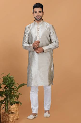Premium Collection Of Trendy Designer Kurta Pyjama Readymade Men's Wear
