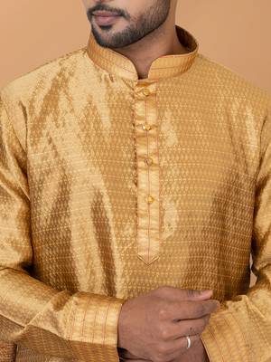 Premium Collection Of Trendy Designer Kurta Pyjama Readymade Men's Wear 2