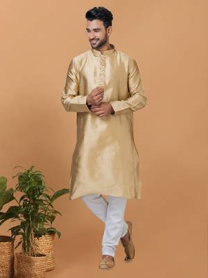 Premium Collection Of Trendy Designer Kurta Pyjama Readymade Men's Wear 1