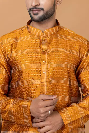 Premium Collection Of Trendy Designer Kurta Pyjama Readymade Men's Wear