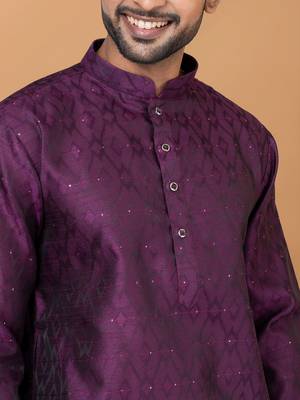 Premium Collection Of Trendy Designer Kurta Pyjama Readymade Men's Wear 2