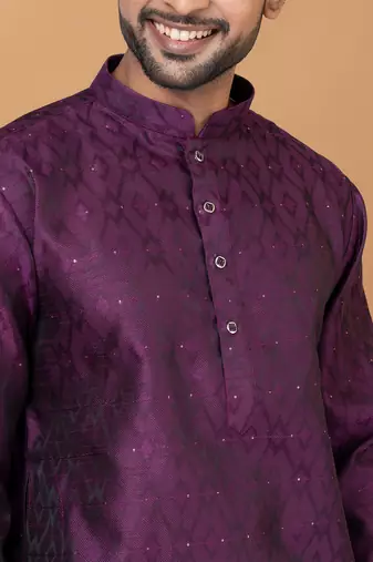 Premium Collection Of Trendy Designer Kurta Pyjama Readymade Men's Wear
