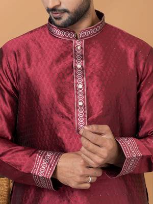 Premium Collection Of Trendy Designer Kurta Pyjama Readymade Men's Wear 2