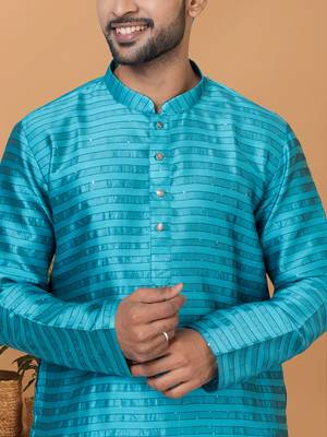 Premium Collection Of Trendy Designer Kurta Pyjama Readymade Men's Wear 2
