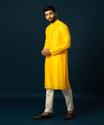 Amber spiral kurta set 2