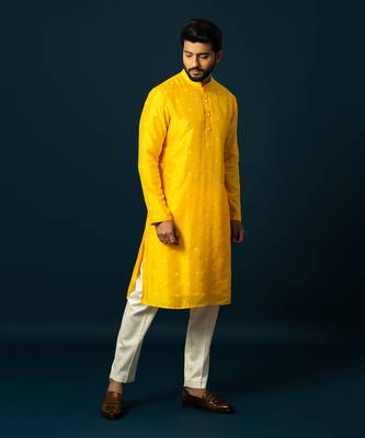 Amber spiral kurta set 3