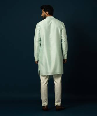 Seafoam double layered kurta set 5