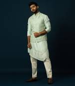 Seafoam nehru jacket