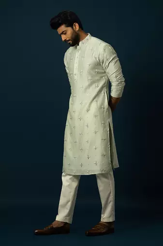 Mint star kurta set
