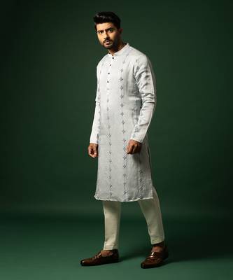 Light blue kurta set 2