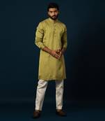 Verdent frenchknot kurta set