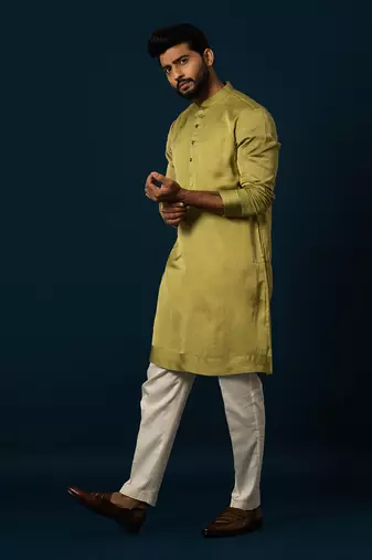 Verdent frenchknot kurta set