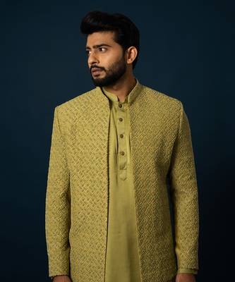 Verdent frenchknot kurta  jacket set 4