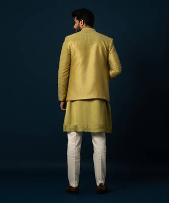 Verdent frenchknot kurta  jacket set 5