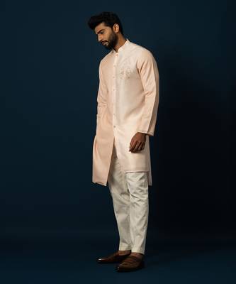 Apricot stitchlines kurta set 2