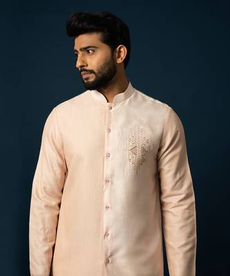 Apricot stitchlines kurta set 3
