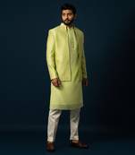 Lawn kurta jacket set