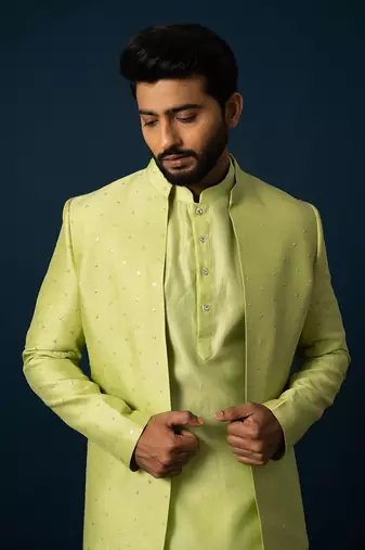 Lawn kurta jacket set