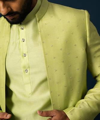 Lawn kurta jacket set 3