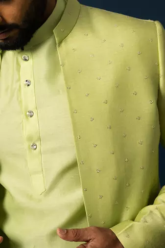 Lawn kurta jacket set