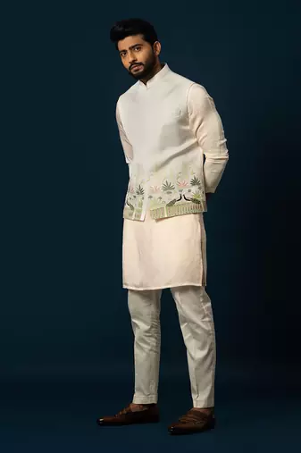 Ivory nehru jacket
