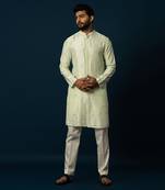 Tender leaf embroidered kurta set