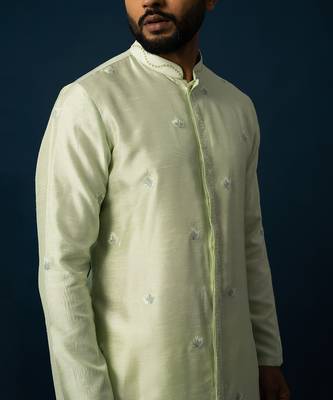 Tender leaf embroidered kurta set 4