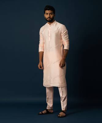 Coral wave kurta set 1