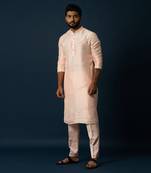 Coral wave kurta set
