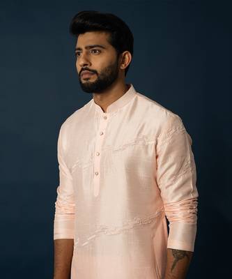 Coral wave kurta set 3
