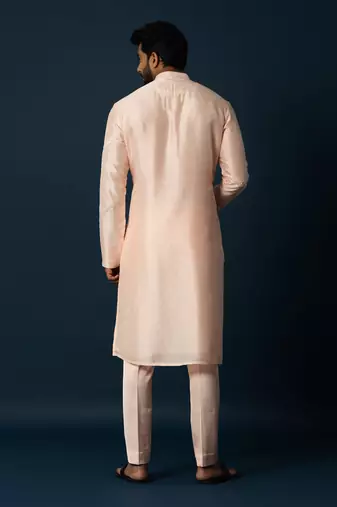 Coral wave kurta set