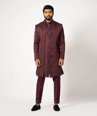 Grape wine open jacket set 1