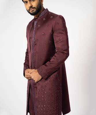 Grape wine open jacket set 3