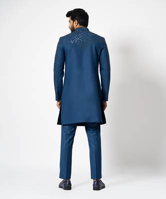 Azure bling achkan set 5