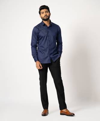Denim blue shirt 1
