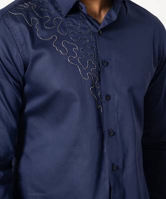 Denim blue shirt 4